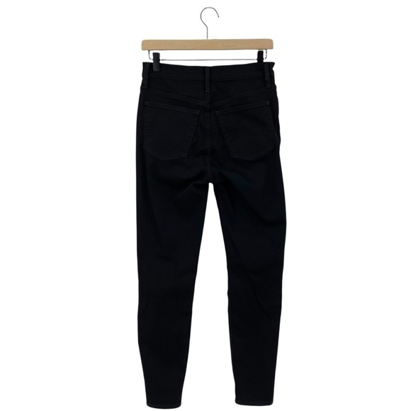 J. Crew 10" Highest-Rise Toothpick Jean in True Black Stretchy Size 28 - Picture 6 of 12